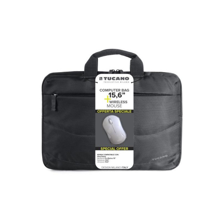 Tucano IDEA Bunldle Saccoche NB 15.6' +Souris Noir  *BU-BIDEA-WM 