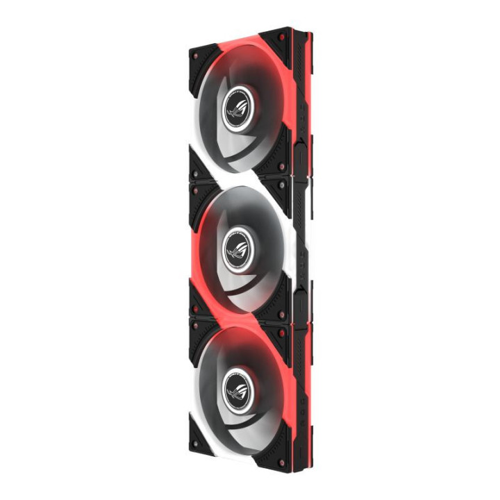 ASUS ROG Eurux GR120 ARGB Reverse Fan - Triple Pack Boitier PC Ventilateur 12 cm Noir, Blanc 3 pièce(s) 