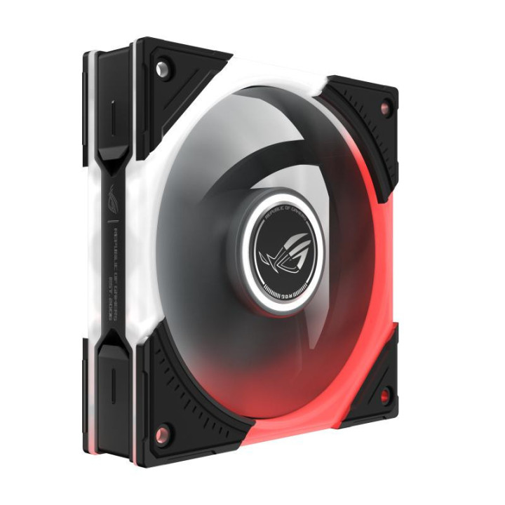 ASUS ROG Eurux GR120 ARGB Reverse Fan - Triple Pack Boitier PC Ventilateur 12 cm Noir, Blanc 3 pièce(s) 