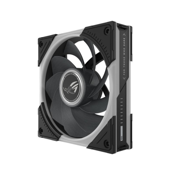 ASUS ROG Eurux GR120 ARGB Reverse Fan - Triple Pack Boitier PC Ventilateur 12 cm Noir, Blanc 3 pièce(s) 