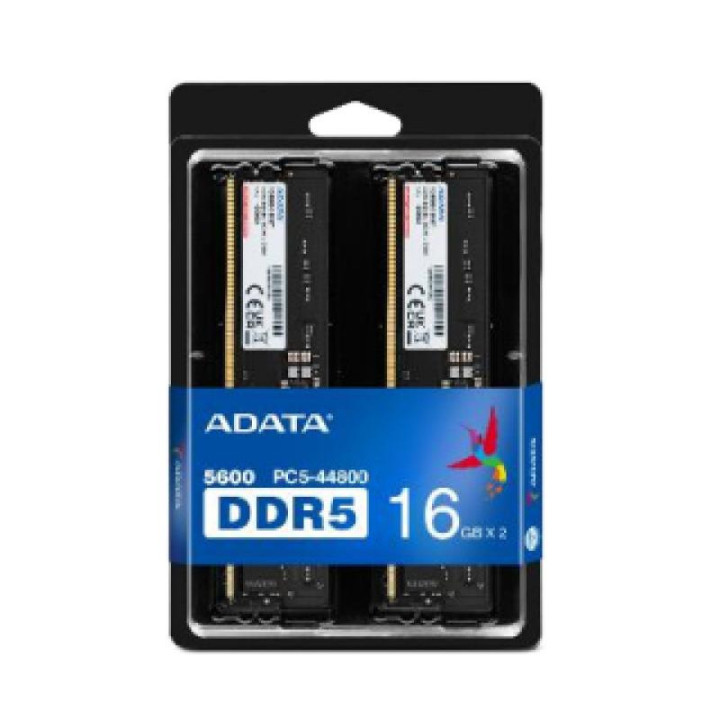 ADATA DDR5 5600 U-DIMM module de mémoire 32 Go 2 x 16 Go 288-pin DIMM ECC 