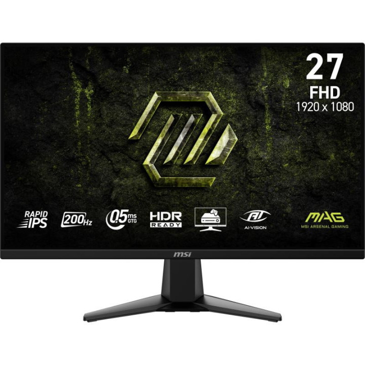 MSI MAG 275F E20 écran plat de PC 68,6 cm (27") 1920 x 1080 pixels Full HD LCD Noir 