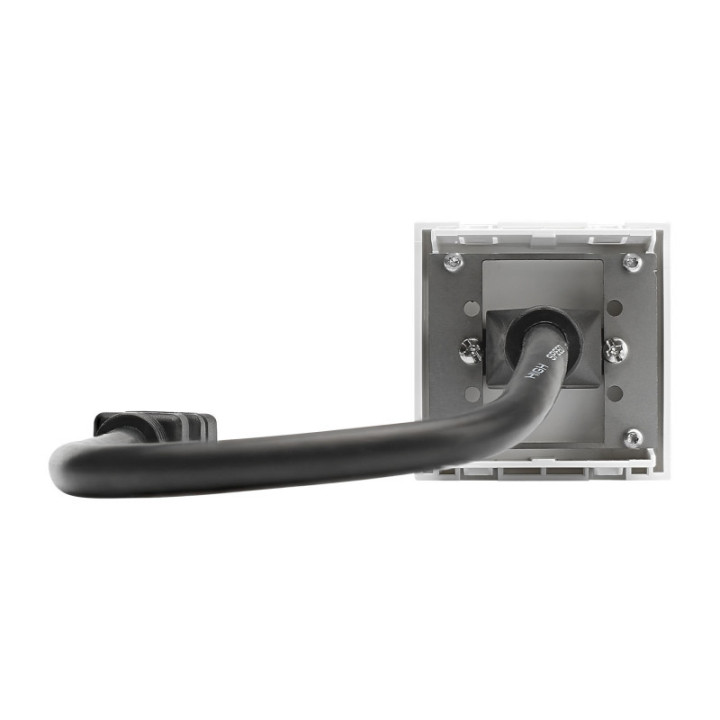 Sommer cable FICHE MODULE HDMI  45x45 mm, plastique, blanc 