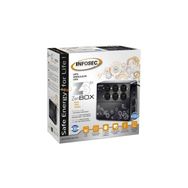 INFOSEC Z3 ZENBOX EX 700- OFF Line - 700 VA 