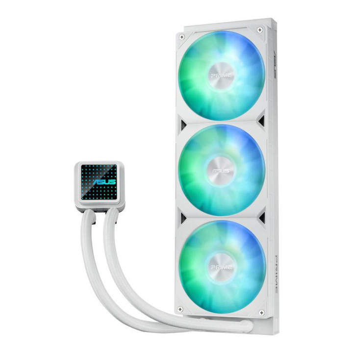 ASUS Prime LC 360 ARGB White Edition Processeur Refroidisseur de liquide tout-en-un 12 cm Blanc 1 pièce(s) 