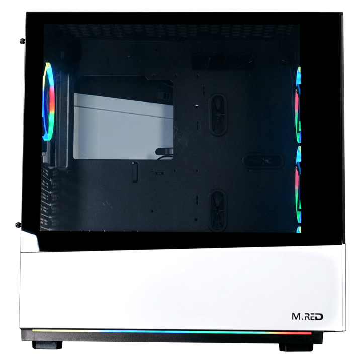 ELITE WHITE Rainbow ARGB MR-007 - MT/Sans Alim/ATX - MR007 | M.RED 