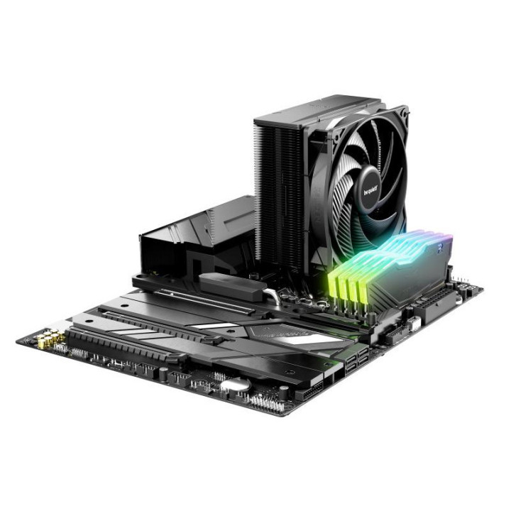 be quiet! PURE ROCK 3 Black | Ventirad mono tour, socket Intel et AMD 