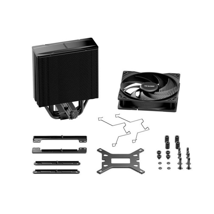 be quiet! PURE ROCK 3 Black | Ventirad mono tour, socket Intel et AMD 