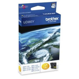 Cartouche LC985Y Jaune - LC985Y | Brother 
