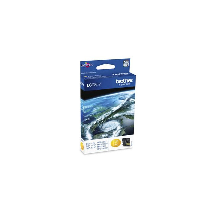 Cartouche LC985Y Jaune - LC985Y | Brother 