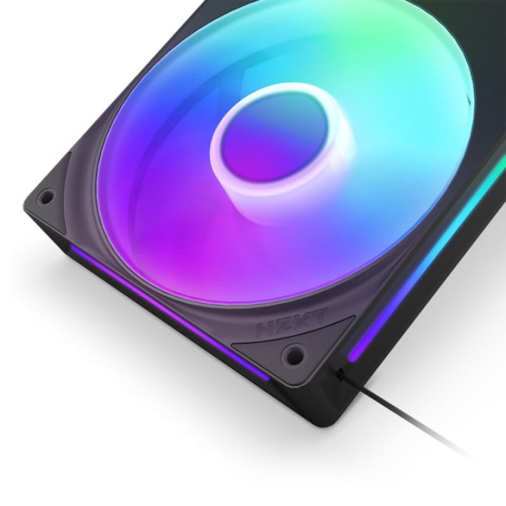 NZXT RF-U24HF-B1 système de refroidissement d?ordinateur Boitier PC Ventilateur Noir 