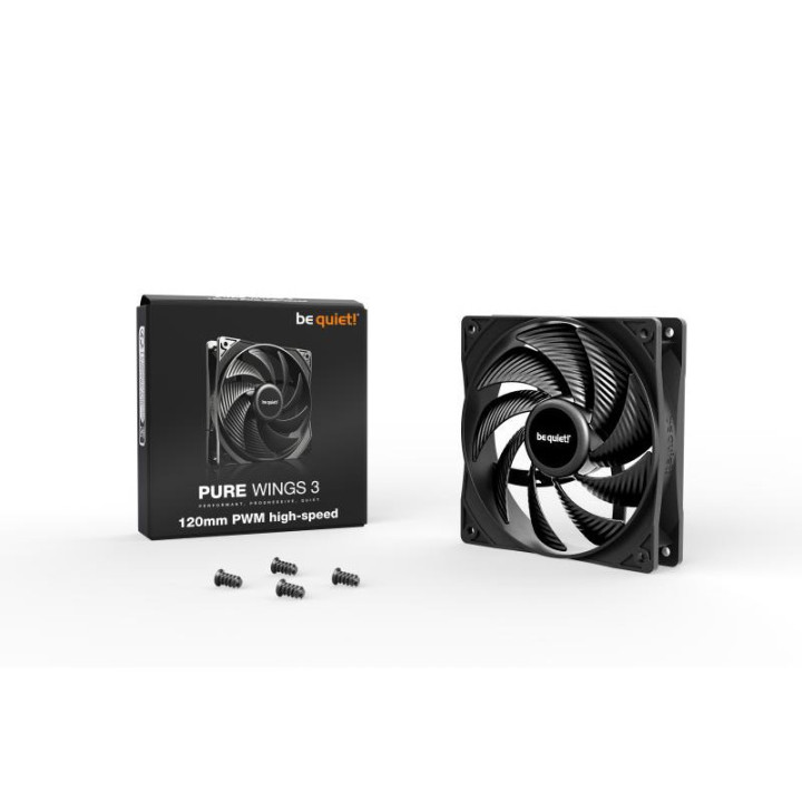be quiet! Pure Wings 3 120 mm PWM | Ventilateur PC high-speed 