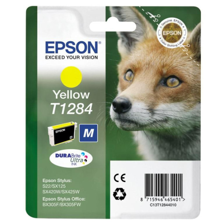Cartouche T1284 Jaune - C13T128440 | Epson 