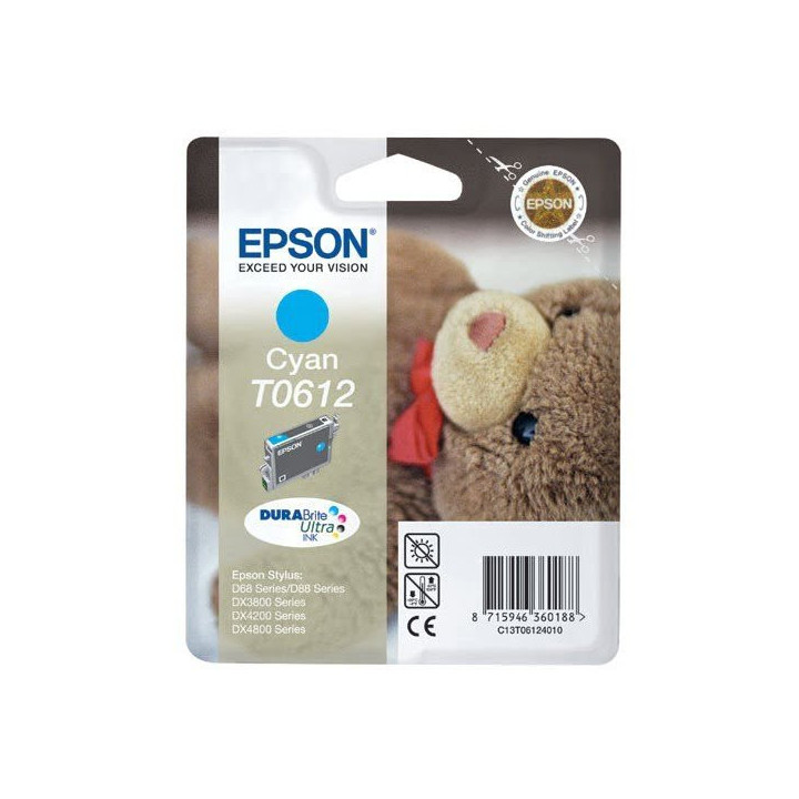 Cartouche d'encre T0612 Cyan D88 - C13T061240 | Epson 