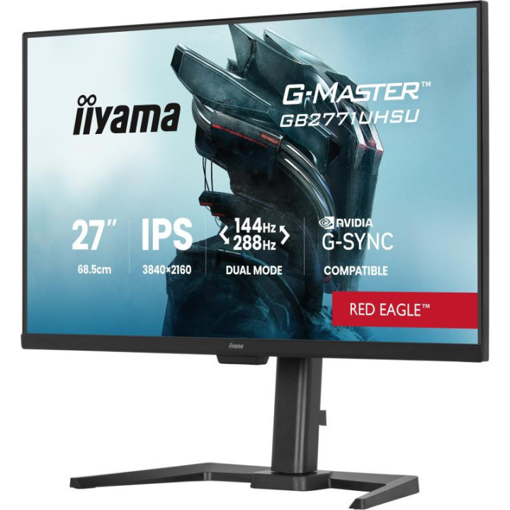iiyama G-MASTER GB2771UHSU-B1 écran plat de PC 68,6 cm (27") 3840 x 2160 pixels 4K Ultra HD LED Noir 