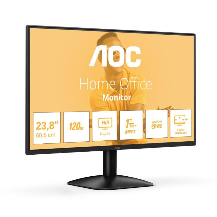 AOC 24B31H écran plat de PC 60,5 cm (23.8") 1920 x 1080 pixels Full HD Noir 