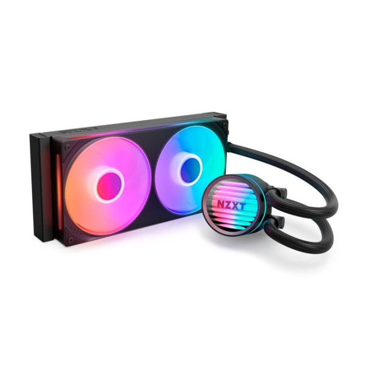 NZXT Kraken Core 240 RGB Processeur Kit de refroidissement du liquide 12 cm Noir 1 pièce(s) 