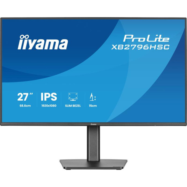 iiyama ProLite XB2796HSC-B1 écran plat de PC 68,6 cm (27") 1920 x 1080 pixels Full HD LED Noir 