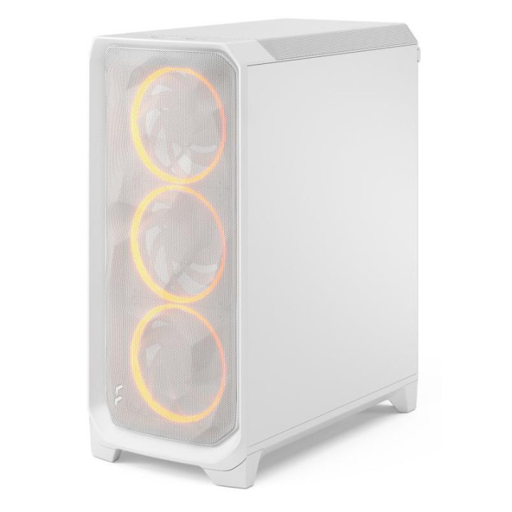 Meshify 3 White RGB TG Clear Tin 