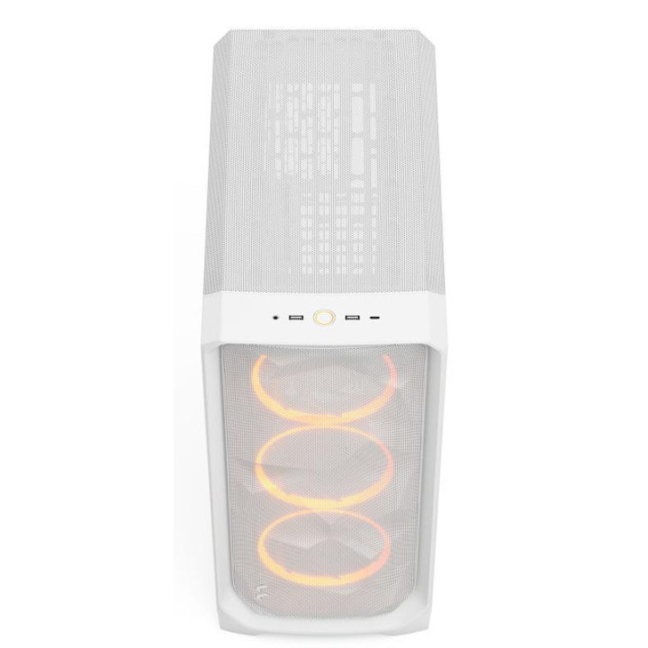 Meshify 3 White RGB TG Clear Tin 