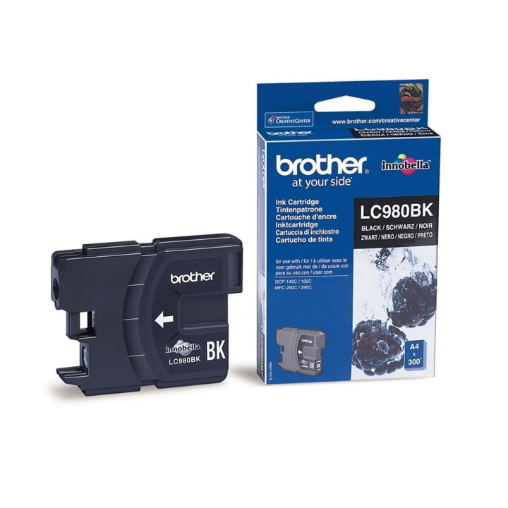 Cartouche LC980BK Noire - LC980BK | Brother 