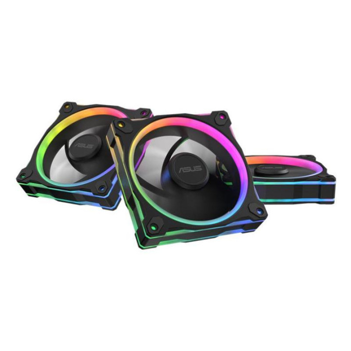 ASUS Prime MR120 Fan ARGB Black 3in1 Boitier PC Ventilateur 12 cm Noir 
