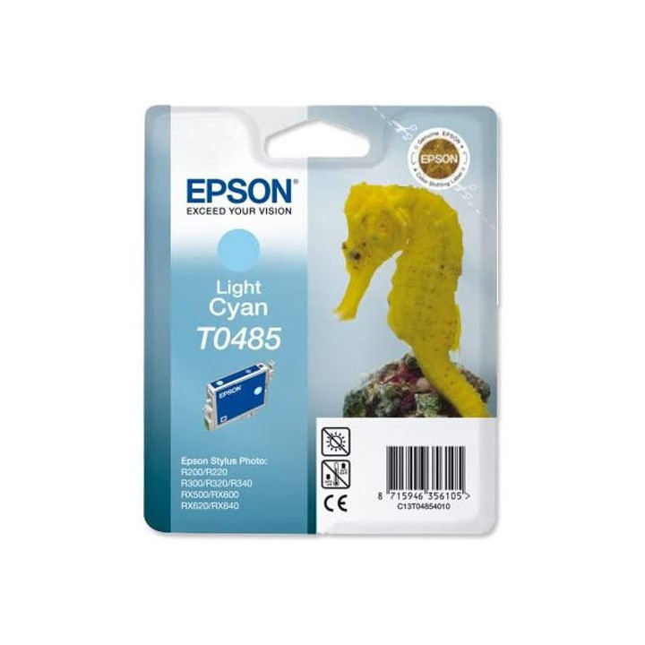 Cartouche T0485 Stylus Photo R200/300 Cyan Clair - C13T048540 | Epson 