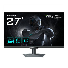 GIGABYTE G27UP Moniteur de jeu 27? 4K UHD - Mode double (4K 160Hz ou FHD 320Hz), 3840 x 2160, 1ms, 400 cd/m², FreeSync Premium, 