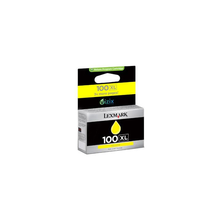 Cartouche N°100XL Jaune - 14N1071E - 14N1071E | Lexmark 