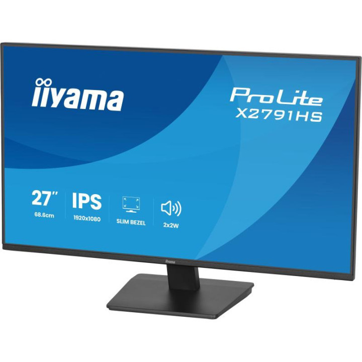 iiyama ProLite X2791HS-B1 écran plat de PC 68,6 cm (27") 1920 x 1080 pixels Full HD LED Noir 