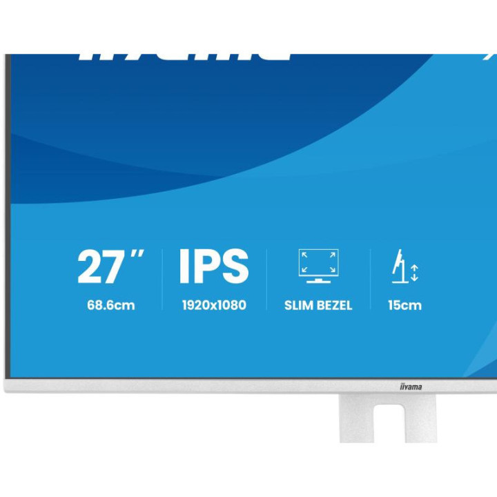 iiyama ProLite XB2797HSU-W1 écran plat de PC 68,6 cm (27") 1920 x 1080 pixels Full HD LED Blanc 