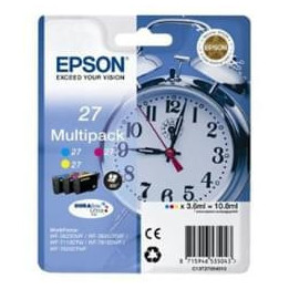 Pack de 3 Cartouches 27 (Y/M/C) - T2705 - C13T27054012 | Epson 