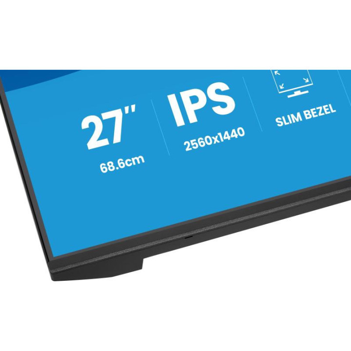 iiyama ProLite X2791QS-B1 écran plat de PC 68,6 cm (27") 2560 x 1440 pixels Quad HD LED Noir 
