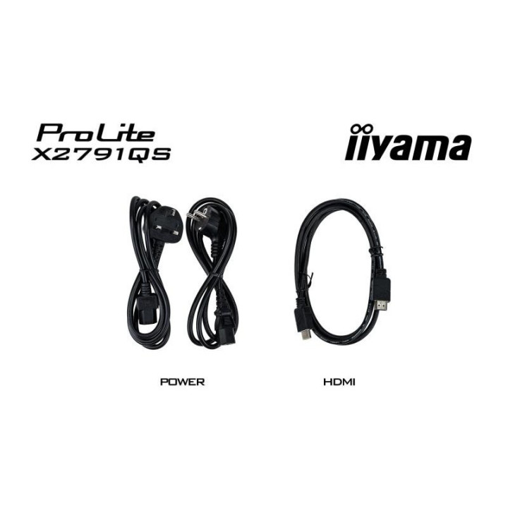 iiyama ProLite X2791QS-B1 écran plat de PC 68,6 cm (27") 2560 x 1440 pixels Quad HD LED Noir 