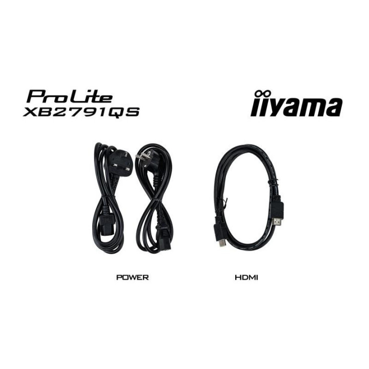 iiyama ProLite XB2791QS-B1 écran plat de PC 68,6 cm (27") 2560 x 1440 pixels Quad HD LED Noir 