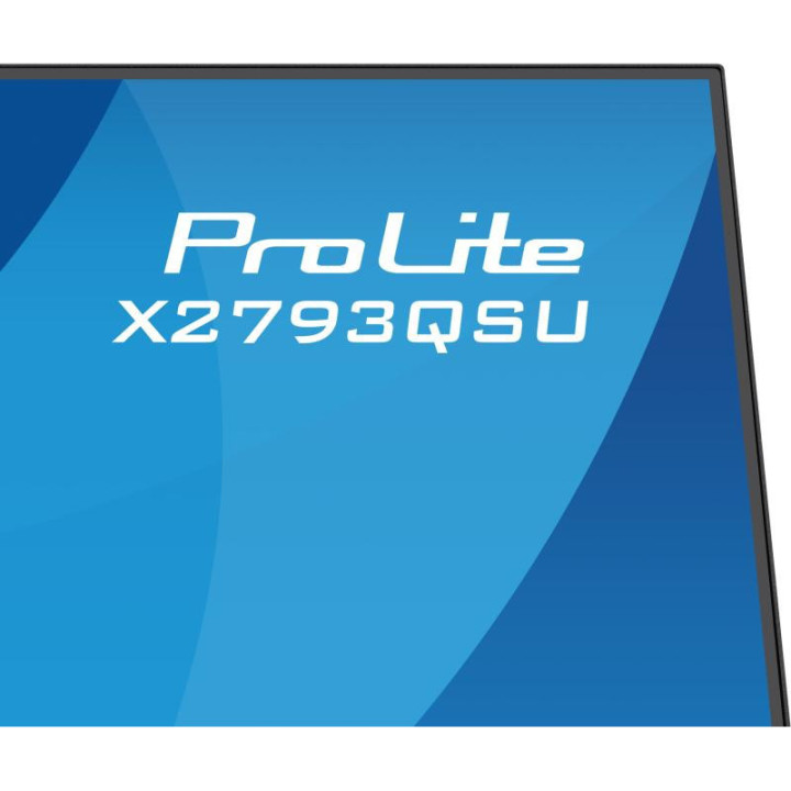 iiyama ProLite X2793QSU-B1 écran plat de PC 68,6 cm (27") 2560 x 1440 pixels Quad HD LED Noir 