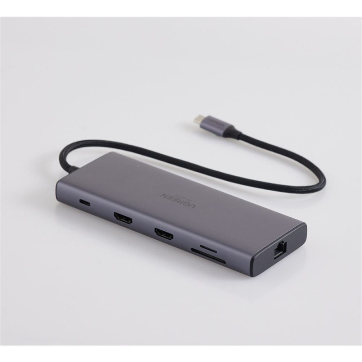 UGREEN Hub 10 en 1 3xUSB3.2/USB-C/HDMI 4K *15596 