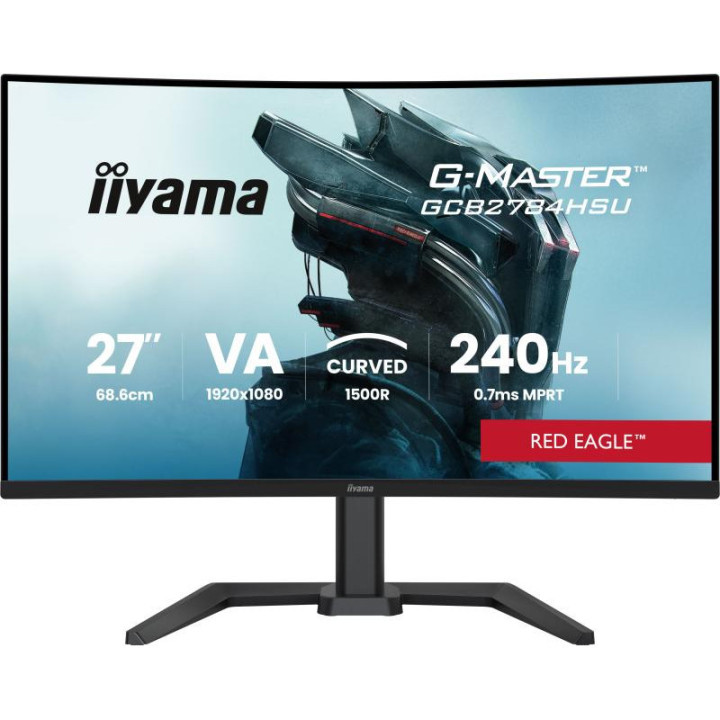 iiyama G-MASTER GCB2784HSU-B1 27" 240Hz écran plat de PC 68,6 cm (27") 1920 x 1080 pixels Noir 