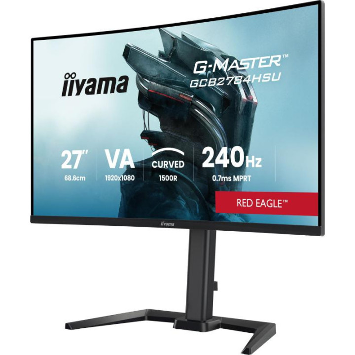 iiyama G-MASTER GCB2784HSU-B1 27" 240Hz écran plat de PC 68,6 cm (27") 1920 x 1080 pixels Noir 