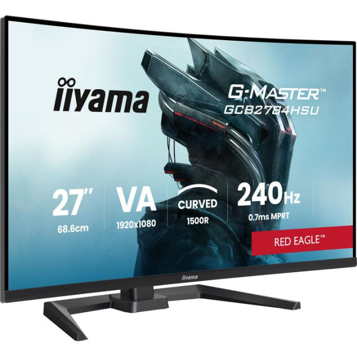 iiyama G-MASTER GCB2784HSU-B1 27" 240Hz écran plat de PC 68,6 cm (27") 1920 x 1080 pixels Noir 