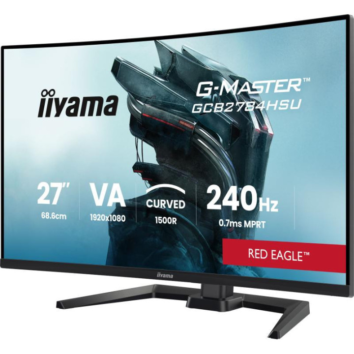 iiyama G-MASTER GCB2784HSU-B1 27" 240Hz écran plat de PC 68,6 cm (27") 1920 x 1080 pixels Noir 