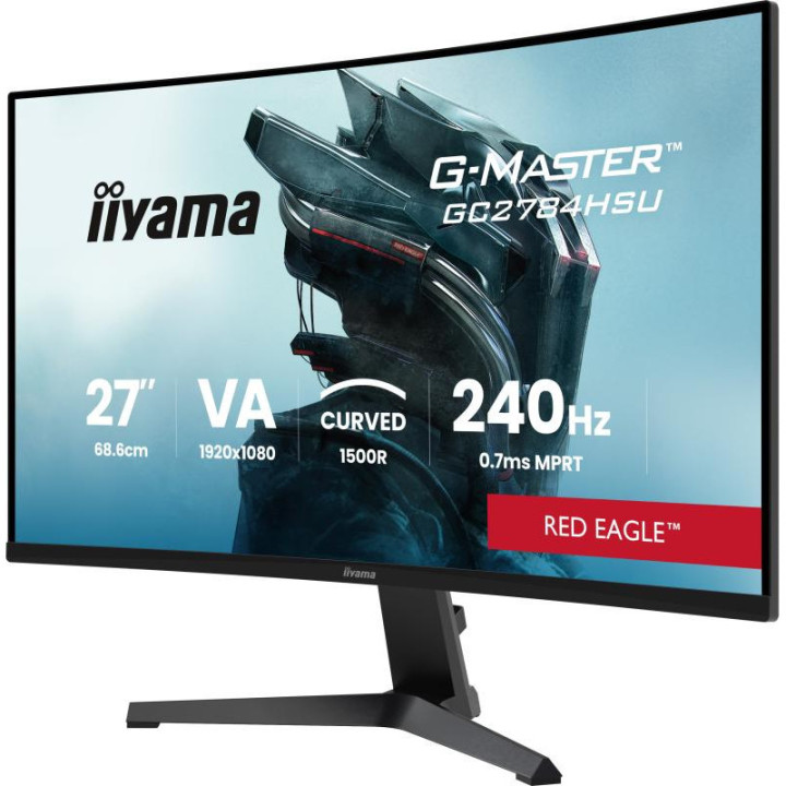 iiyama G-MASTER GC2784HSU-B1 27" 240H écran plat de PC 68,6 cm (27") 1920 x 1080 pixels Noir 