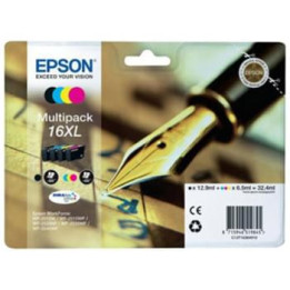 Cartouche d'encre Multipack (N,J,C,M) 16XL - T1636 - C13T16364012 | Epson 