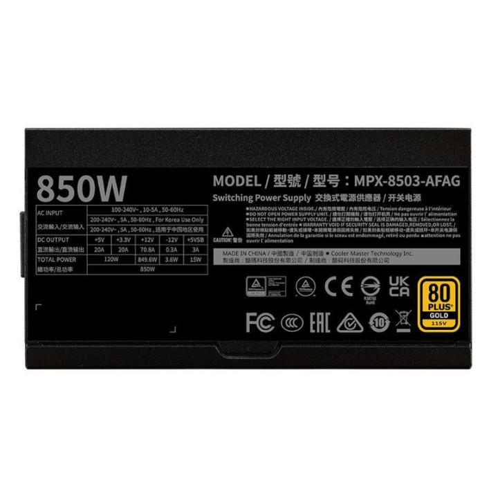 MWE Gold 850 V3 ATX3.1 