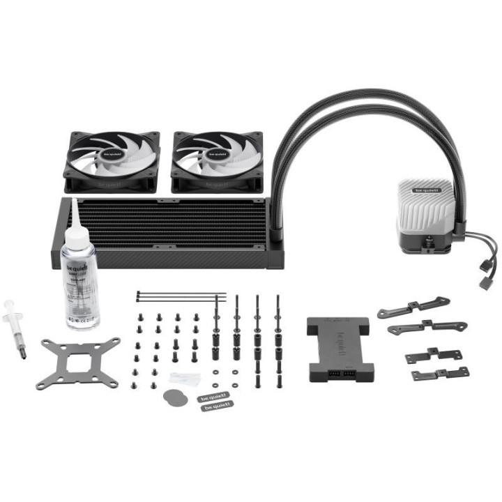 be quiet! Light Loop 240 mm | Système de refroidissement liquide tout-en-un, 240 mm, noir, socket Intel et AMD, ARGB 