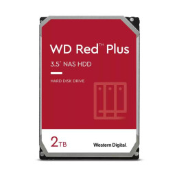 Western Digital Red Plus disque dur 2 To 5400 tr/min 64 Mo 3.5" SATA 