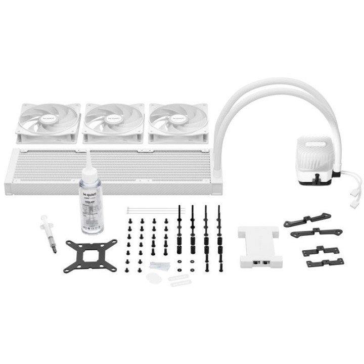 be quiet! Light Loop 360 mm White | Système de refroidissement liquide tout-en-un, 360 mm, blanc, socket Intel et AMD, ARGB 