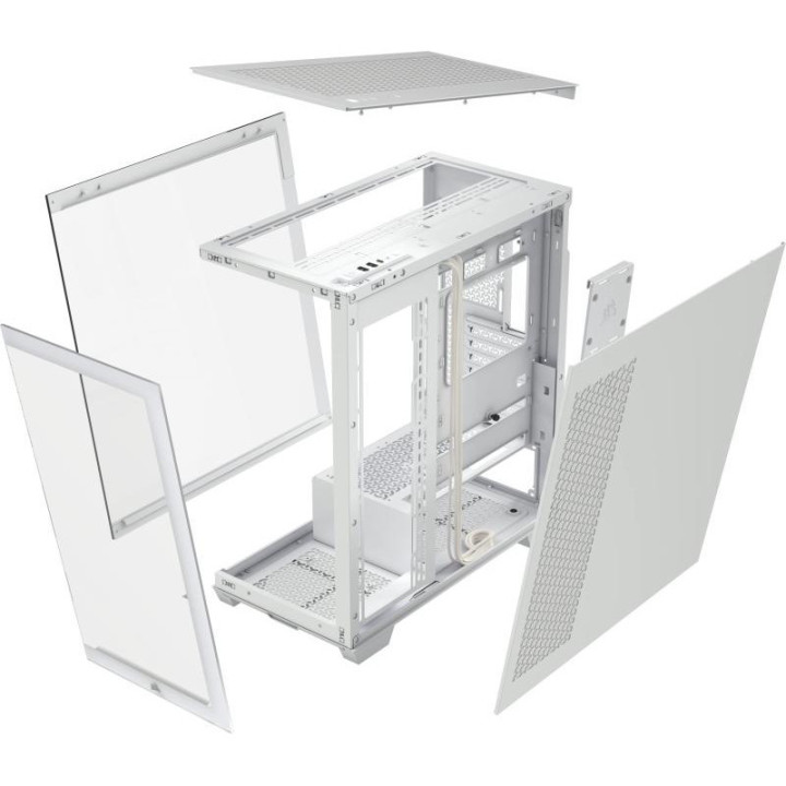 CORSAIR 3500X Mid-Tower PC Case, White 