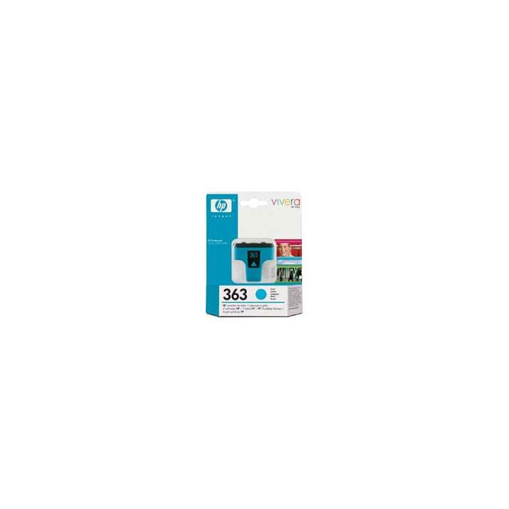 Cartouche N° 363 Cyan - C8771EE - C8771EE | HP 
