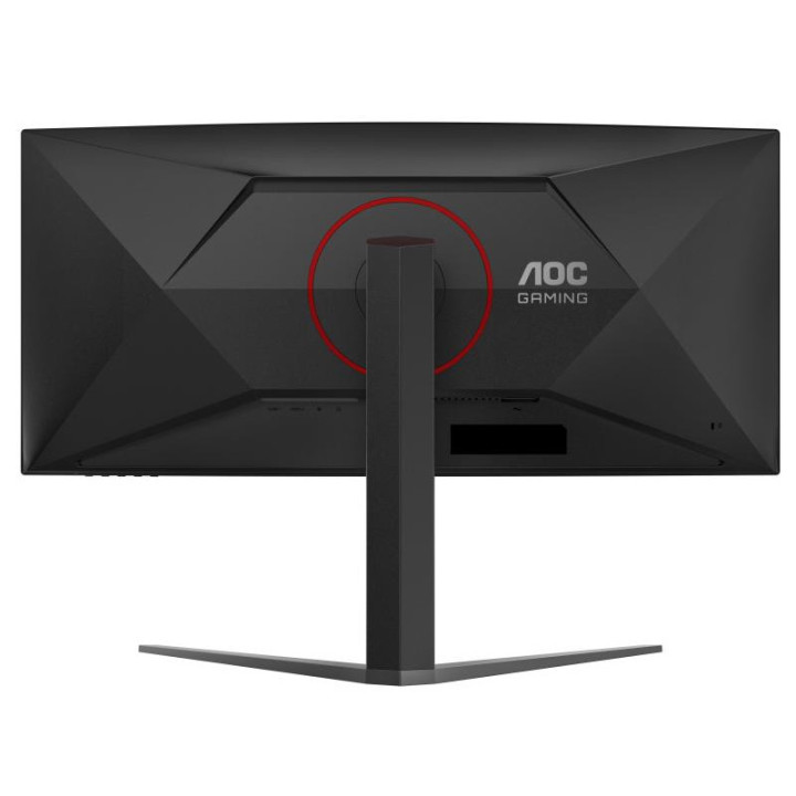 AOC G4 CU34G4 écran plat de PC 86,4 cm (34") 3440 x 1440 pixels Wide Quad HD LED Noir, Rouge 